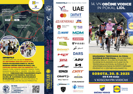 14. kolesarska dirka Občine Vodice in Pokal Lidl (foto: KD Rog)